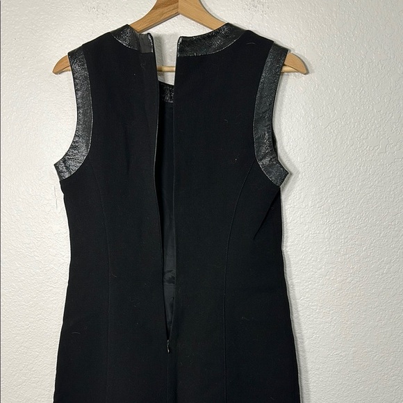 Wool Black Sleeveless Dress Size 8 - Picture 5 of 6